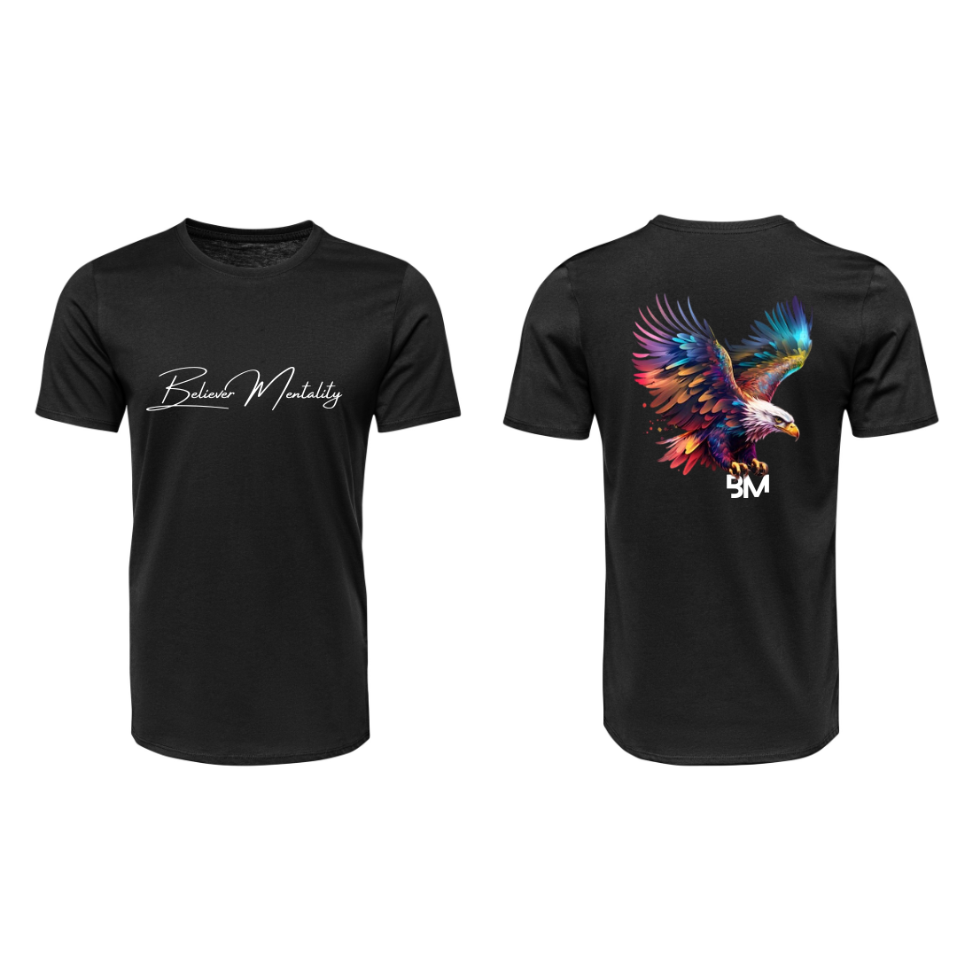 BELIEVER TEE BLACK EAGLE