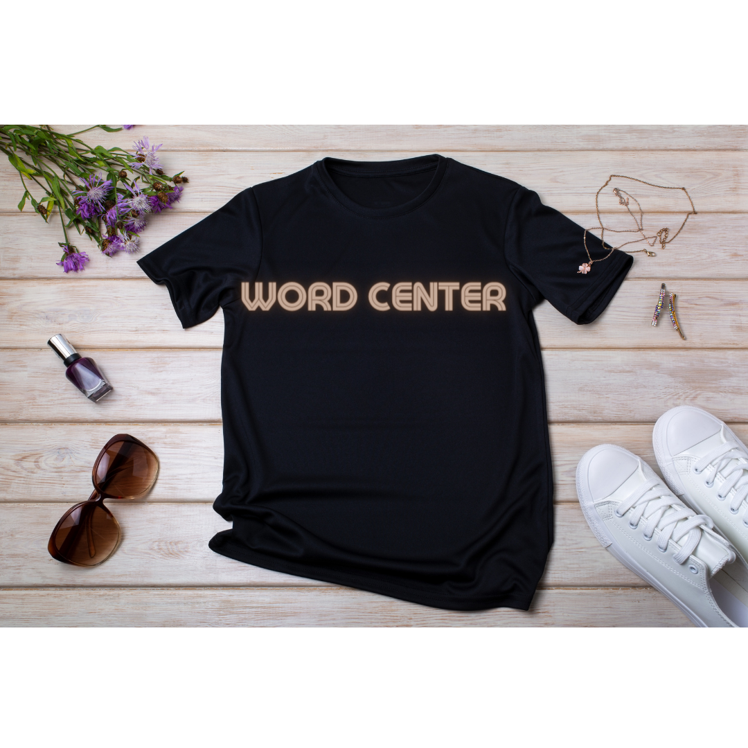 Word Center Glow