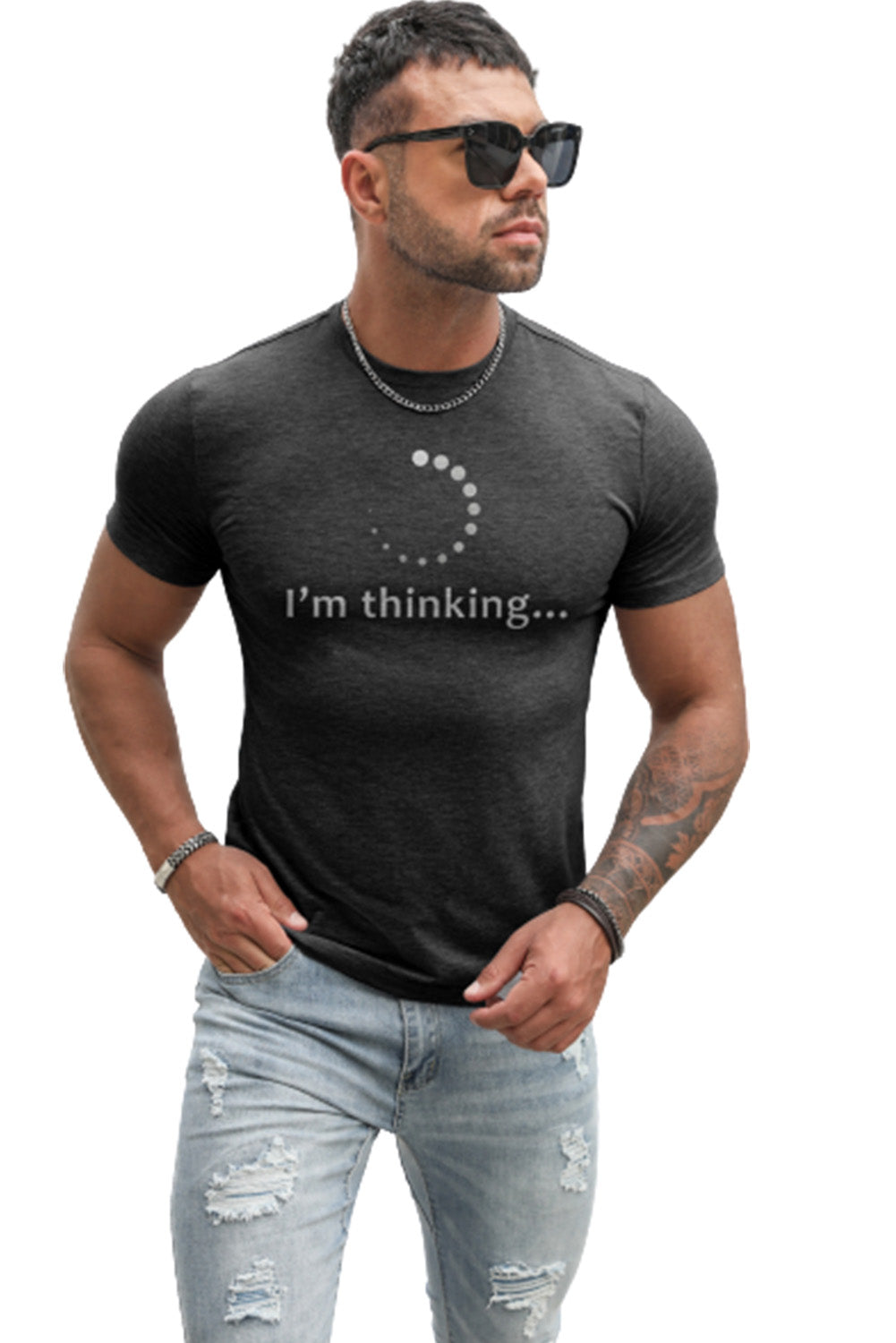 Best Friends Wine Bottle Graphic Print Short Sleeve Men's T Shirt