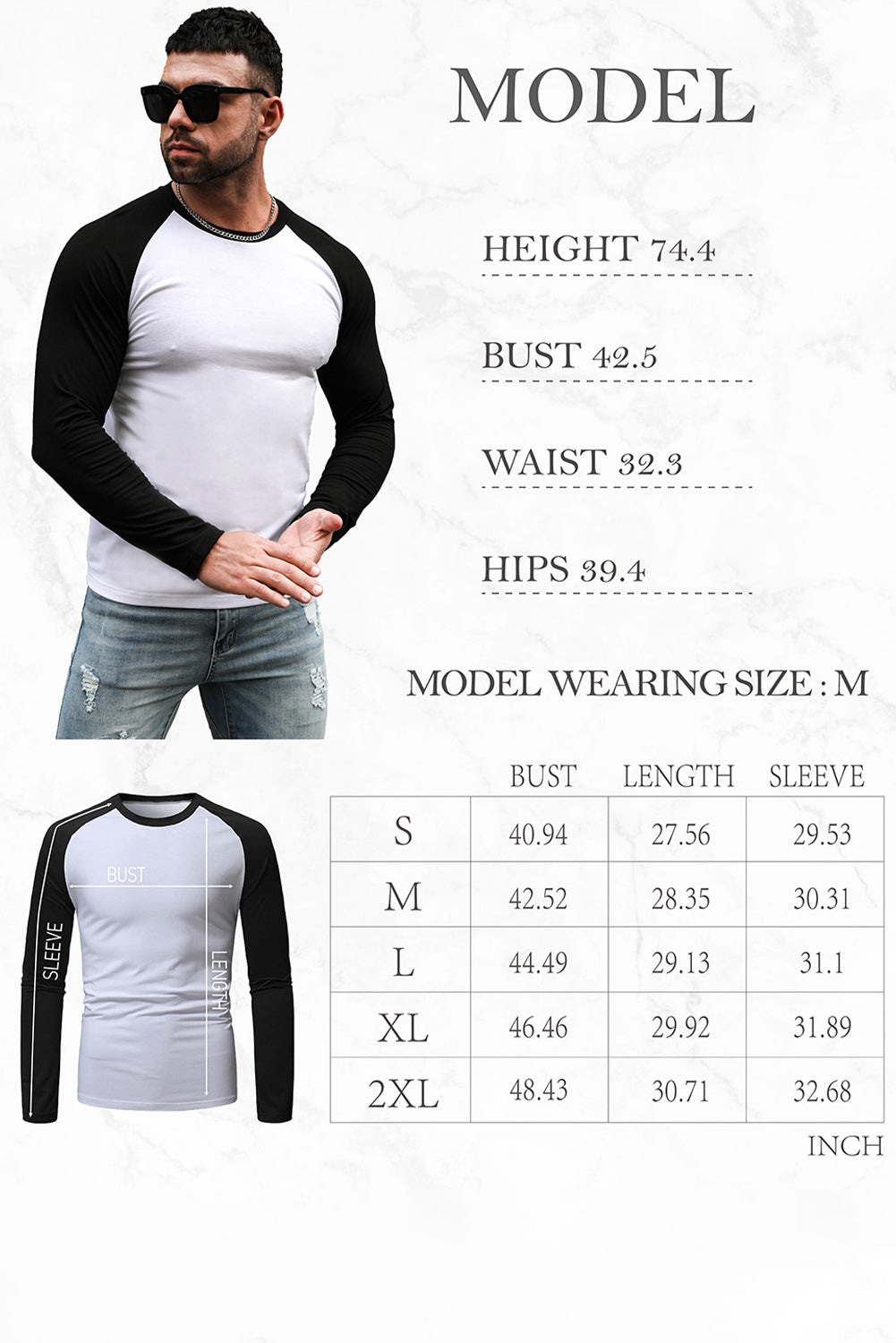 WITHOUT A STOP Horse Print Color Block Men's Top