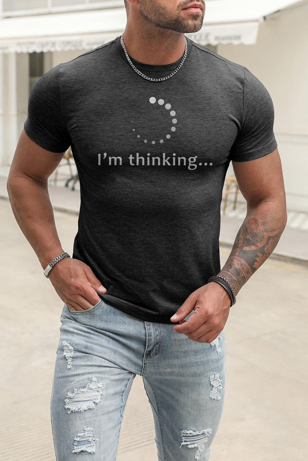 Best Friends Wine Bottle Graphic Print Short Sleeve Men's T Shirt