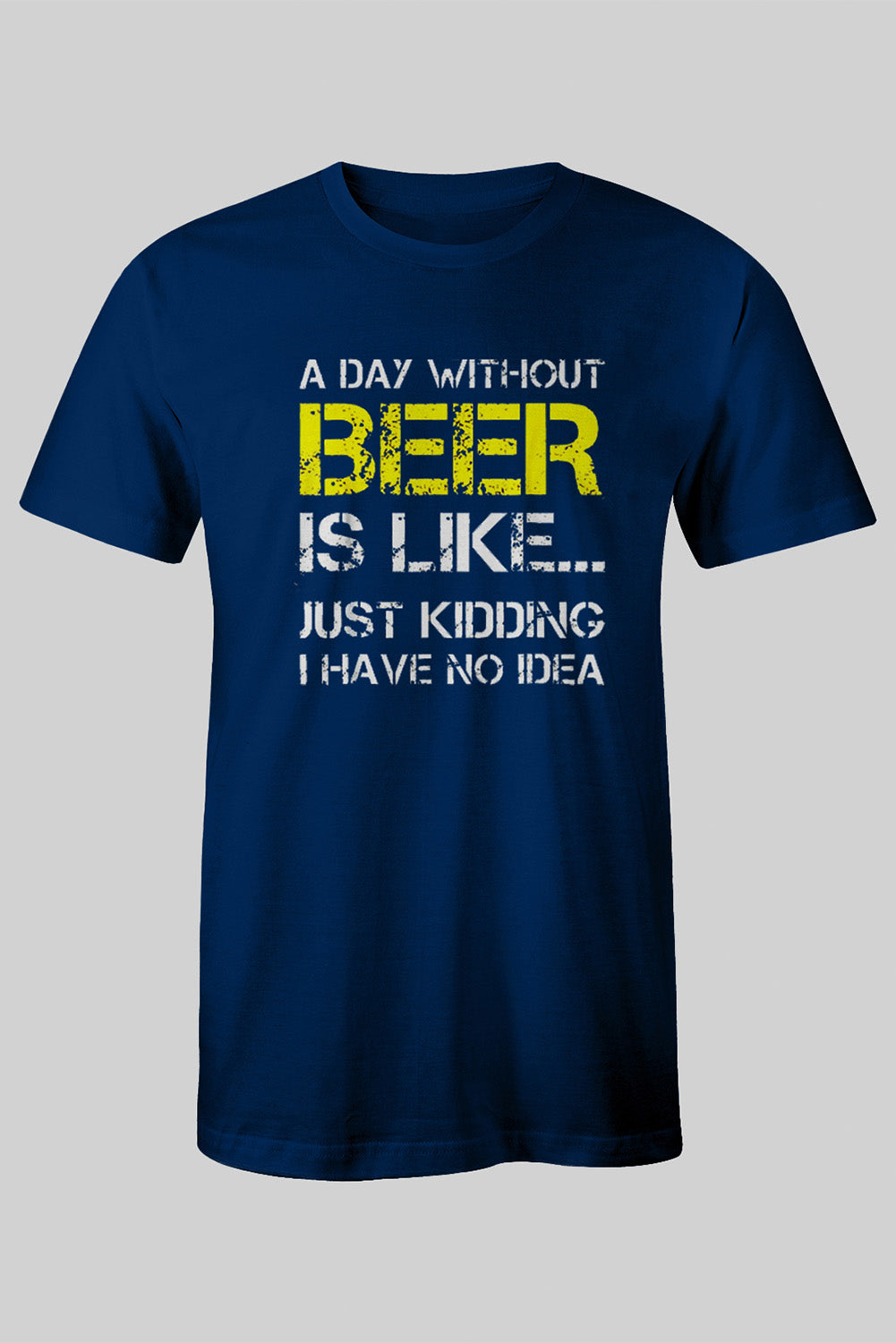 Crew Neck Slogan Letter Print Men's Graphic Tee