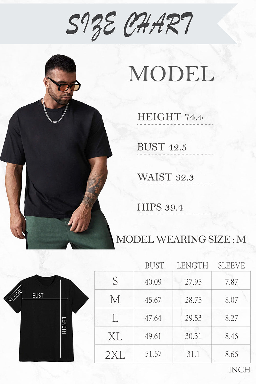 DO IT Letter Print O Neck Men's Oversized Tee