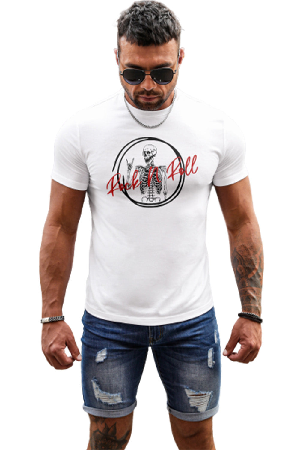 Best Friends Wine Bottle Graphic Print Short Sleeve Men's T Shirt