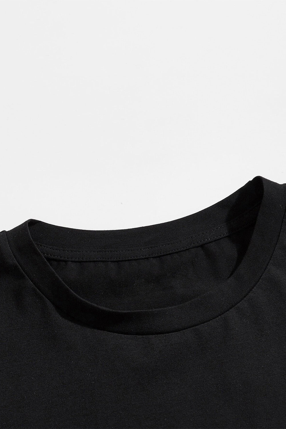 DO IT Letter Print O Neck Men's Oversized Tee