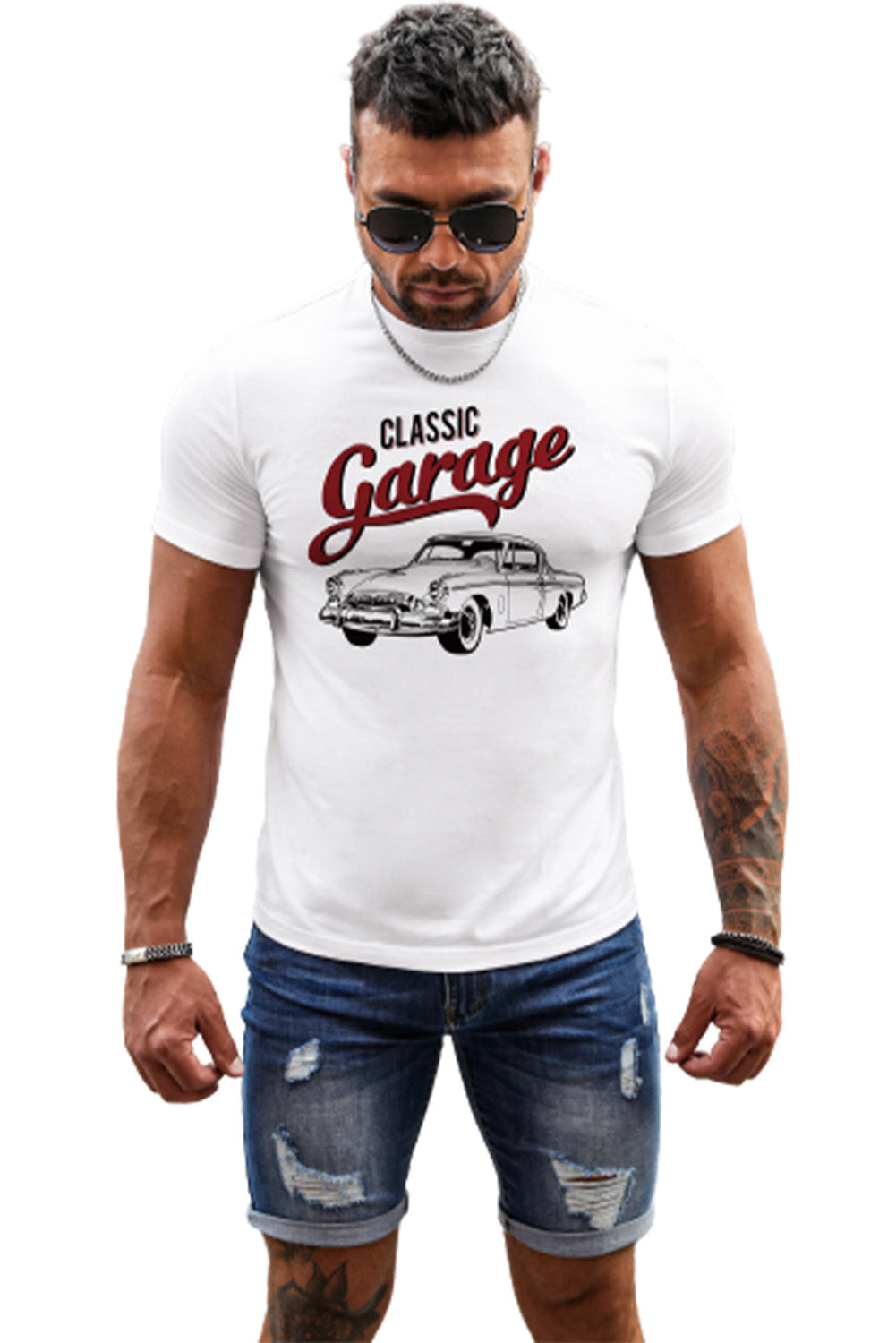 Best Friends Wine Bottle Graphic Print Short Sleeve Men's T Shirt