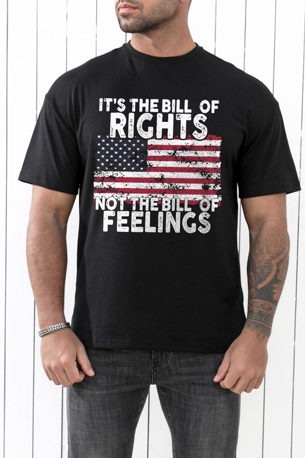 US Flag Its The Bill Of Rights Mens Graphic Tee