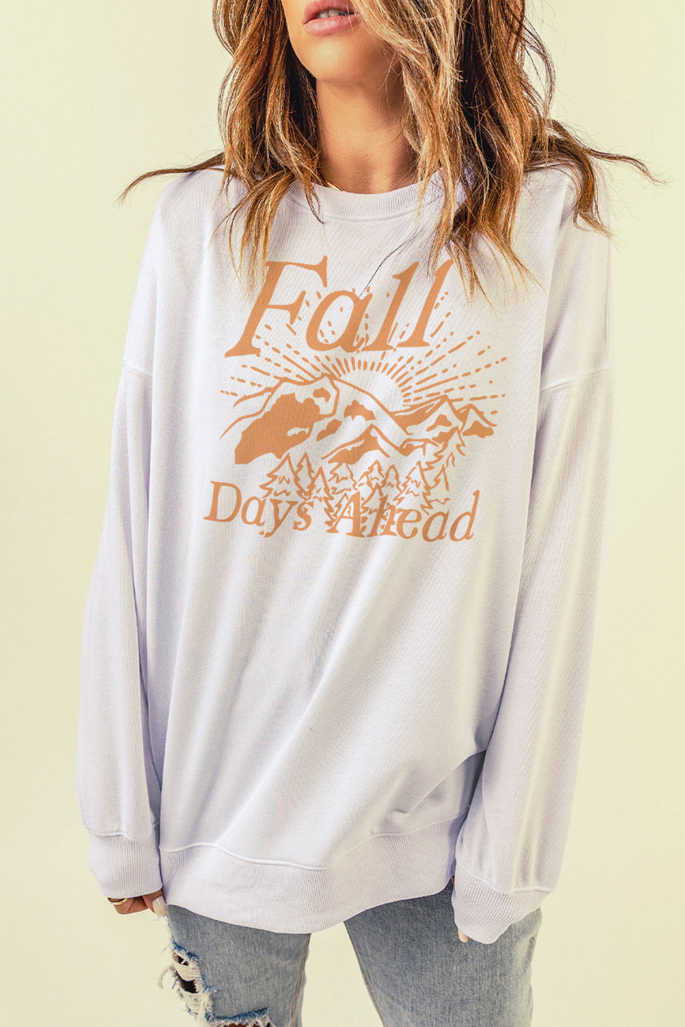 Dark Blue Oversized Solid Drop Shoulder Sweatshirt