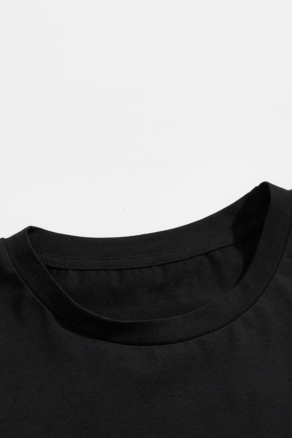 DO IT Letter Print O Neck Men's Oversized Tee
