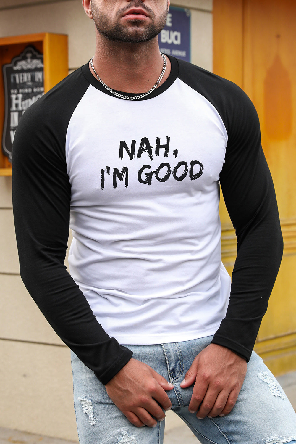 My Retirement Plan Guitar Print Color Block Men's Top