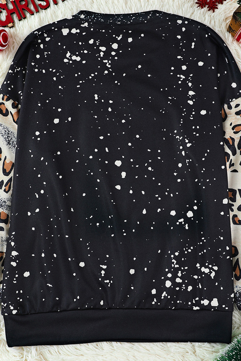 GAME DAY Leopard Rugby Print Graphic Sweatshirt