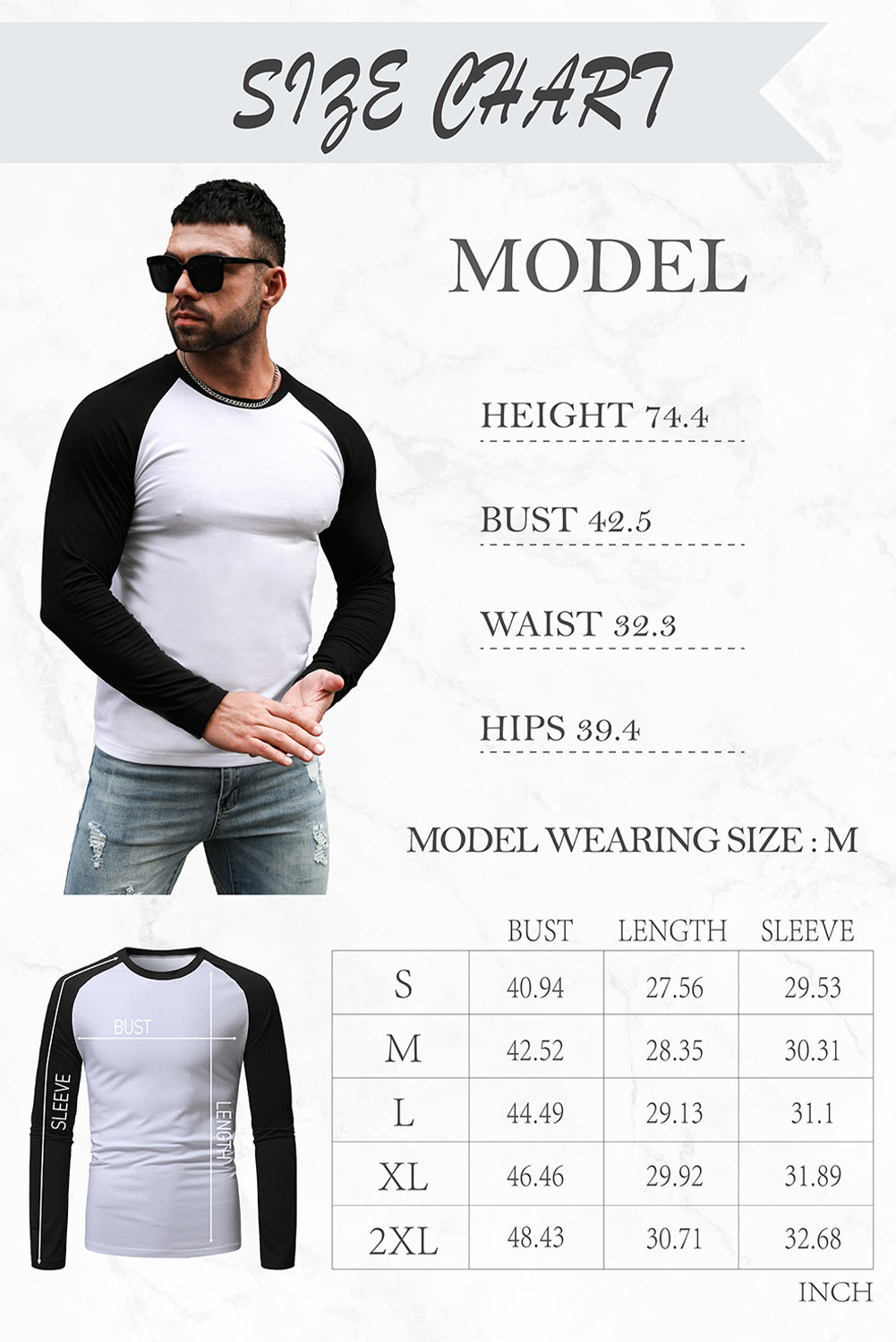 Men's Letter Skull Print Color Block Long Sleeve Top