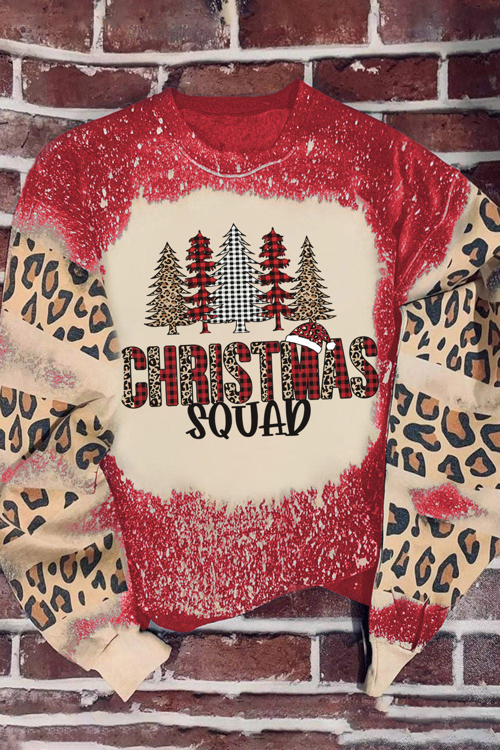GAME DAY Leopard Rugby Print Graphic Sweatshirt