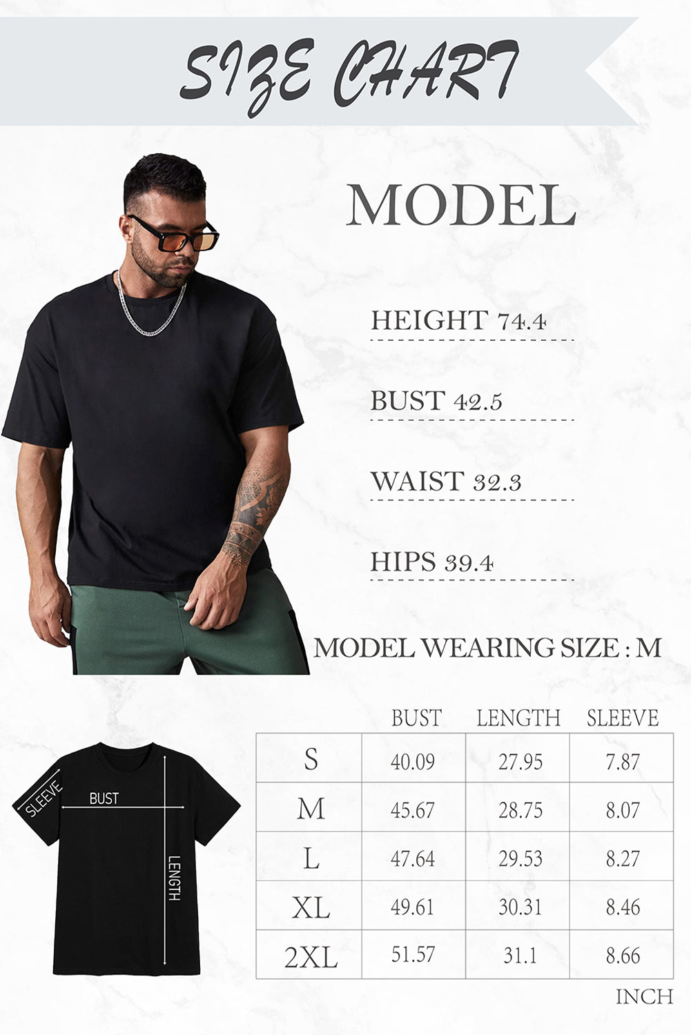 DO IT Letter Print O Neck Men's Oversized Tee