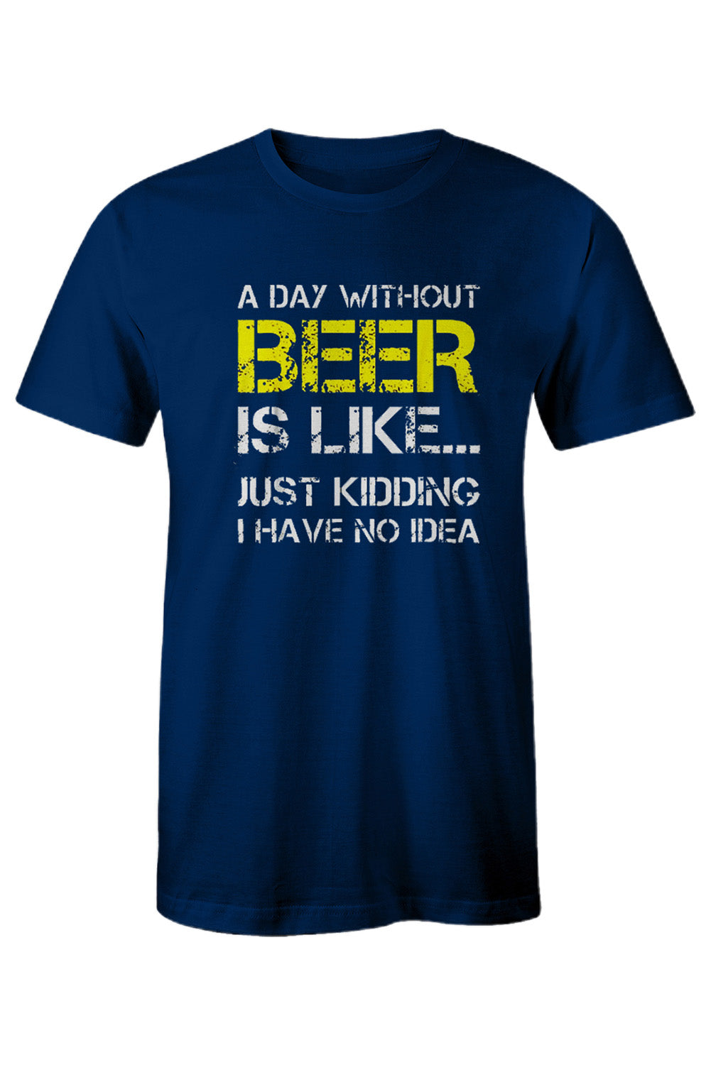 Crew Neck Slogan Letter Print Men's Graphic Tee