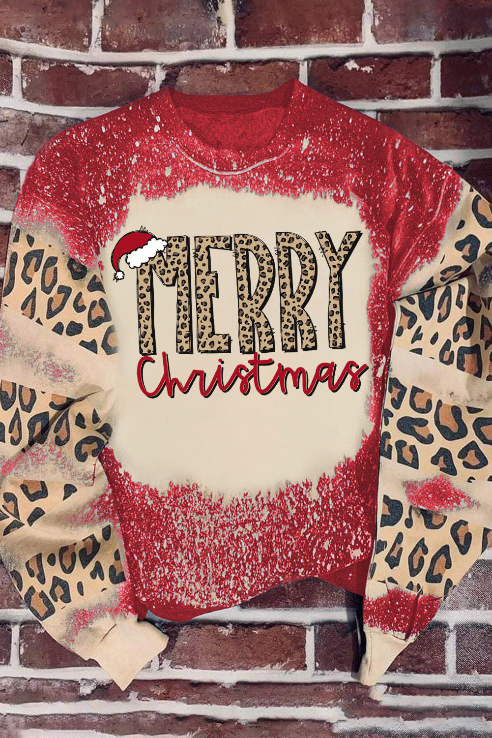 GAME DAY Leopard Rugby Print Graphic Sweatshirt