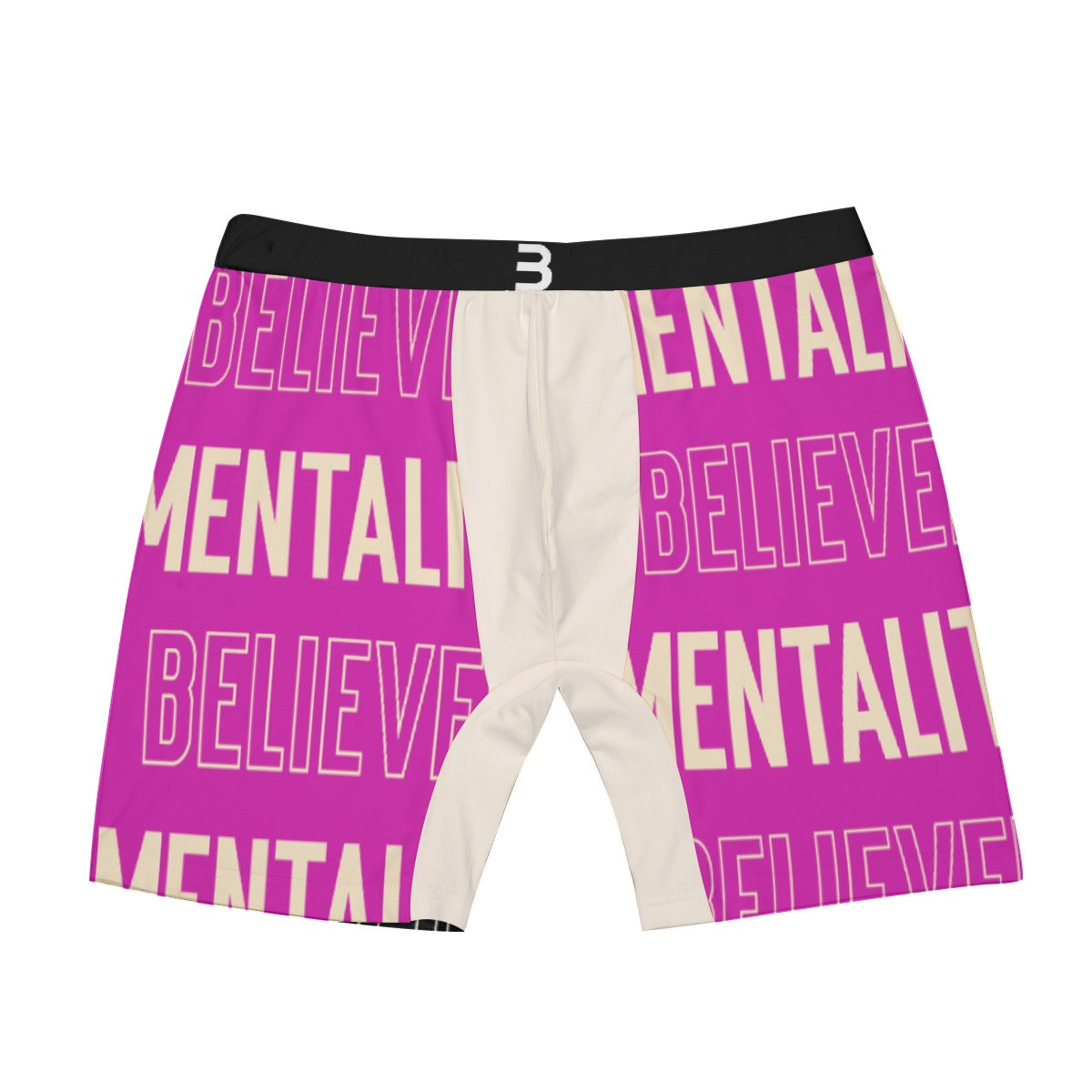 BELIEVER MENTALITY Men's Long Boxer Briefs
