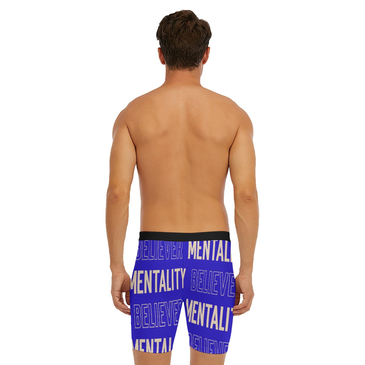 Believer Mentality Men's Long Boxer Briefs