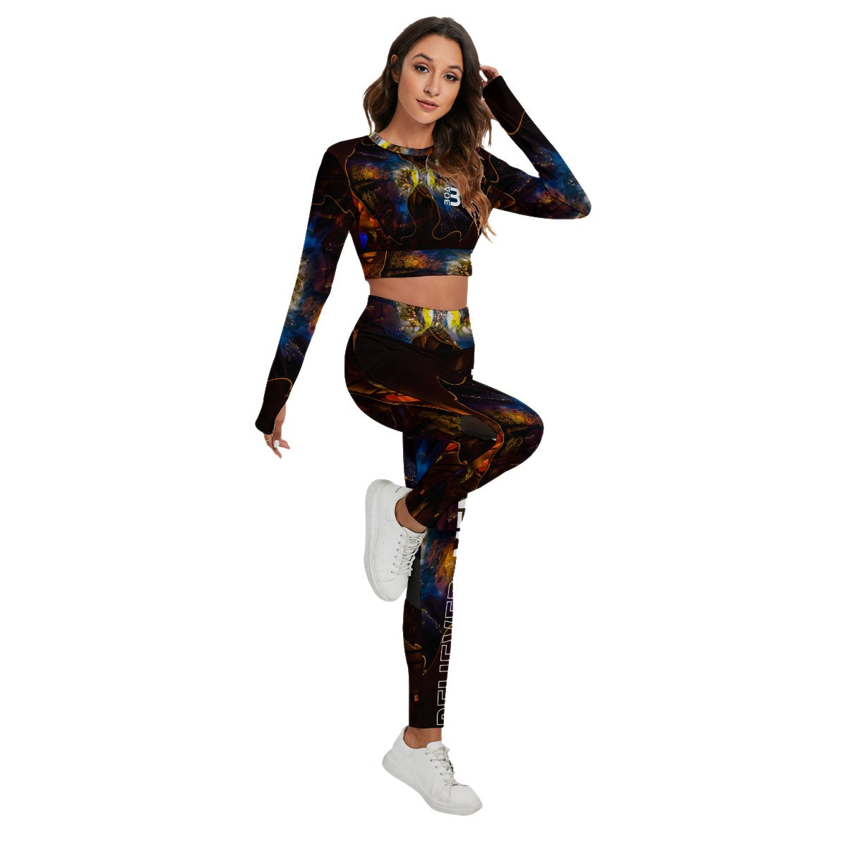 BOA Women's Sport Set With Backless Top And Leggings