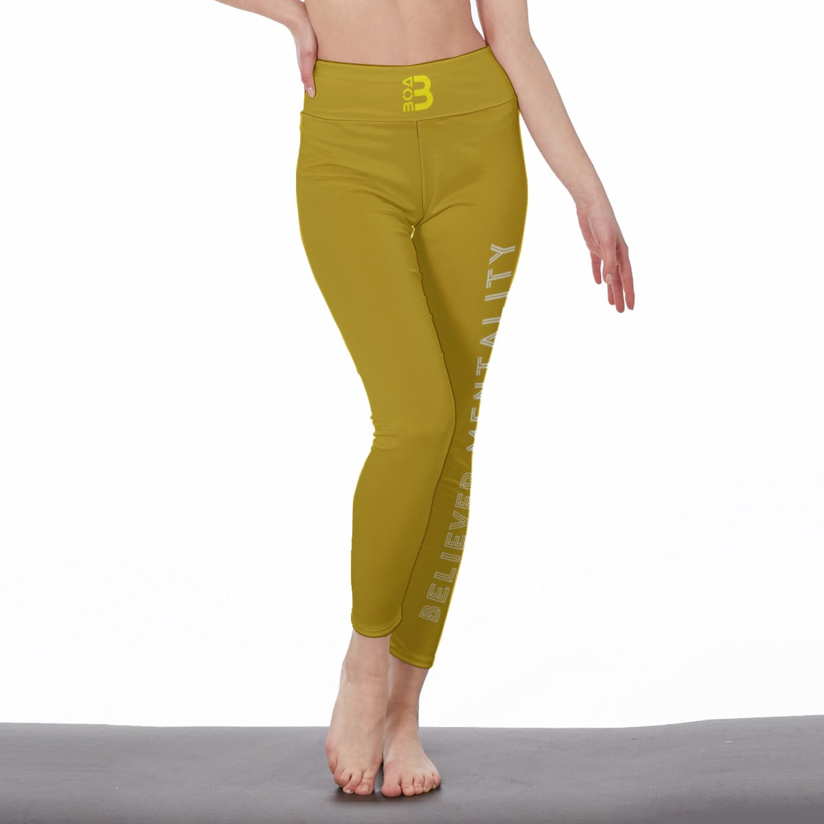 Women's High Waist Leggings | Side Stitch Closure