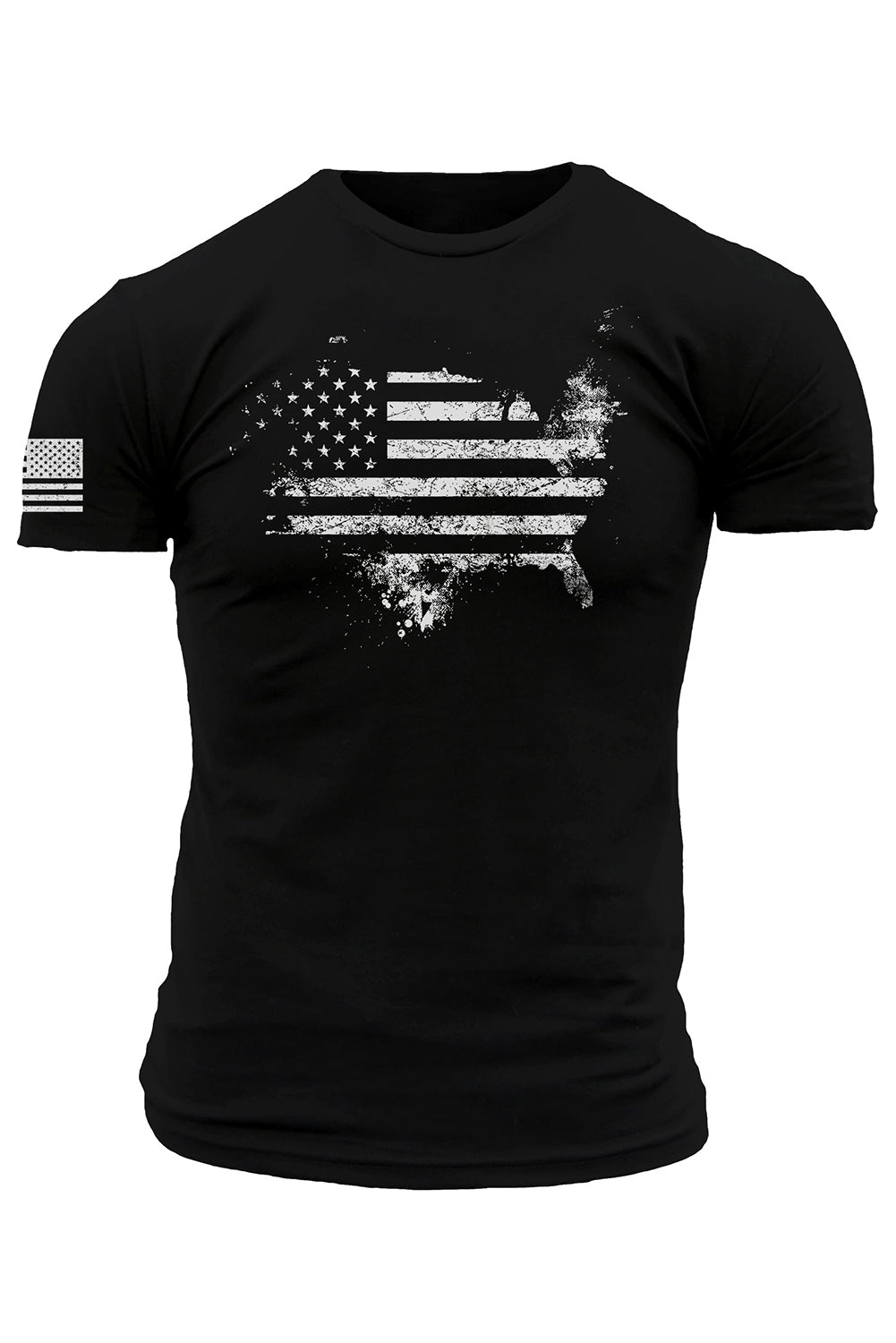 Crew Neck Slogan Letter Print Men's Graphic Tee