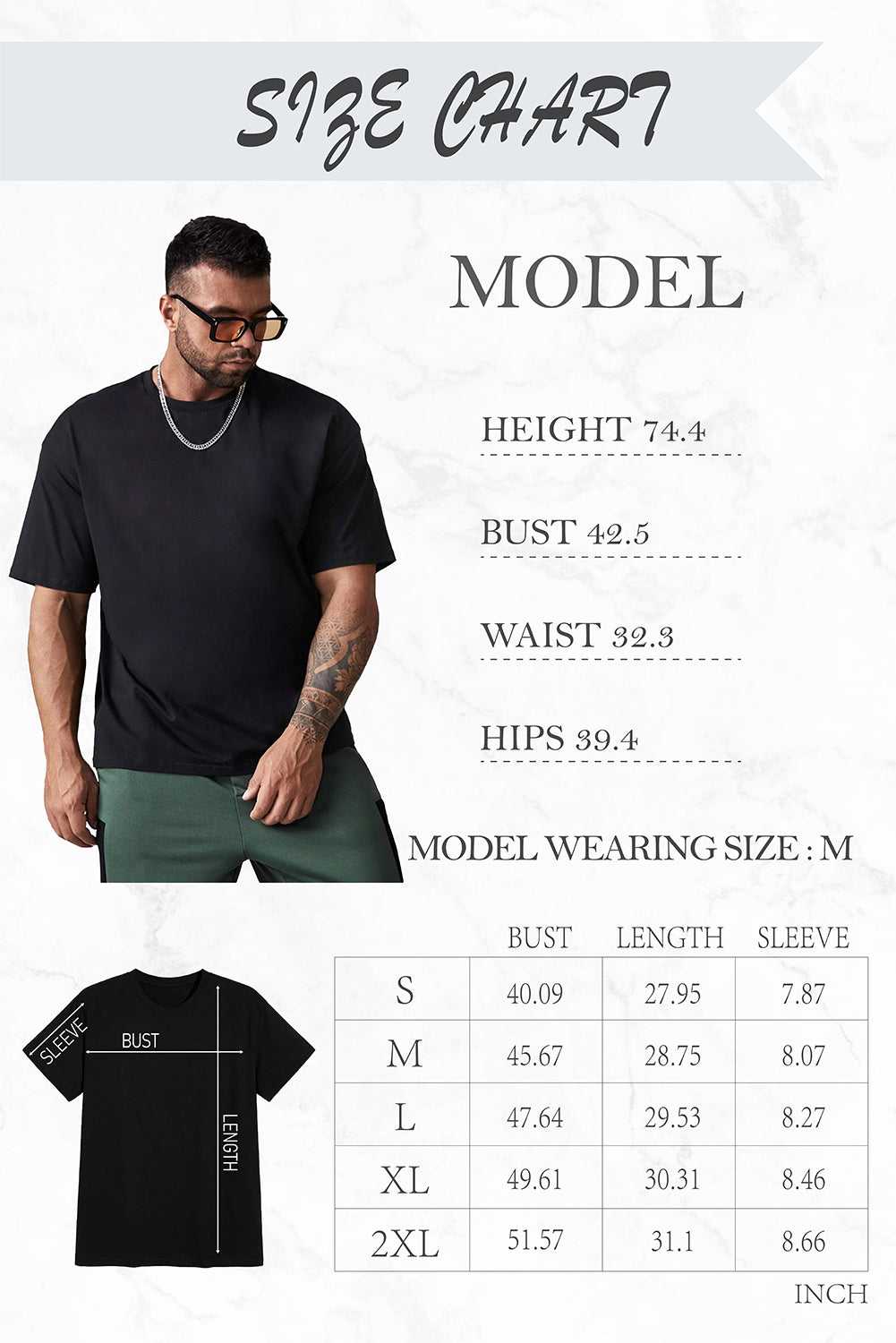 DO IT Letter Print O Neck Men's Oversized Tee