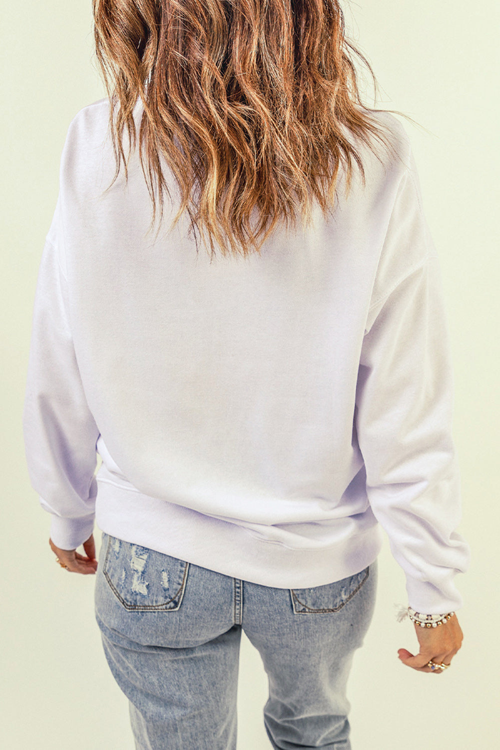 Dark Blue Oversized Solid Drop Shoulder Sweatshirt