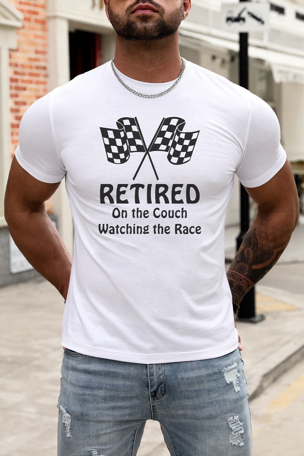 Best Friends Wine Bottle Graphic Print Short Sleeve Men's T Shirt