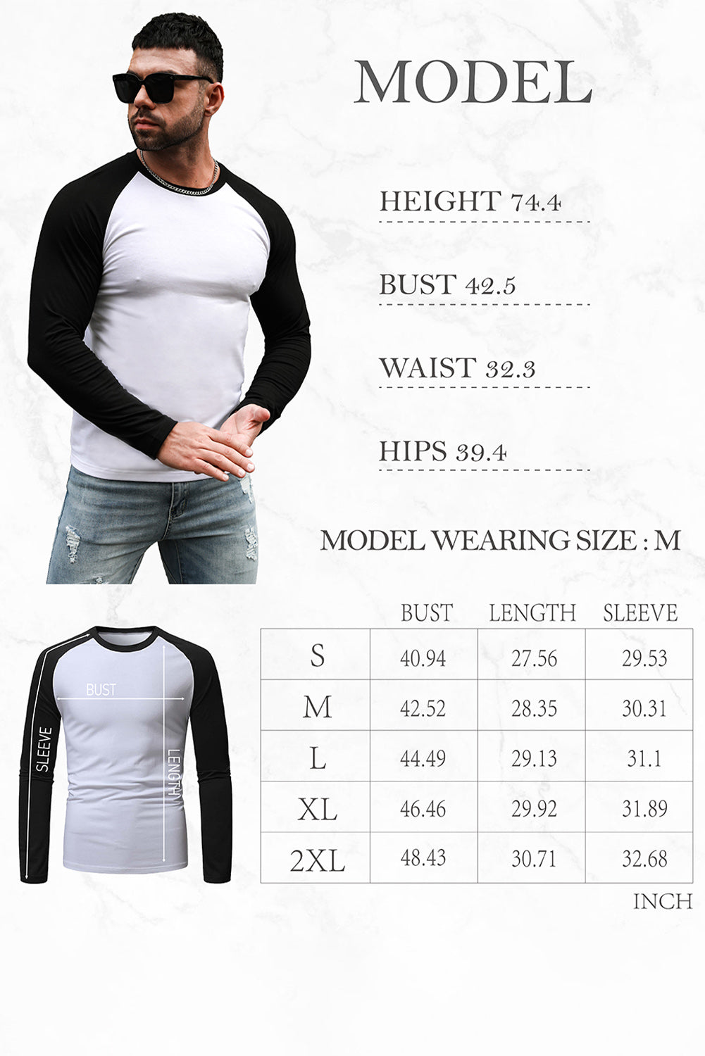 WITHOUT A STOP Horse Print Color Block Men's Top
