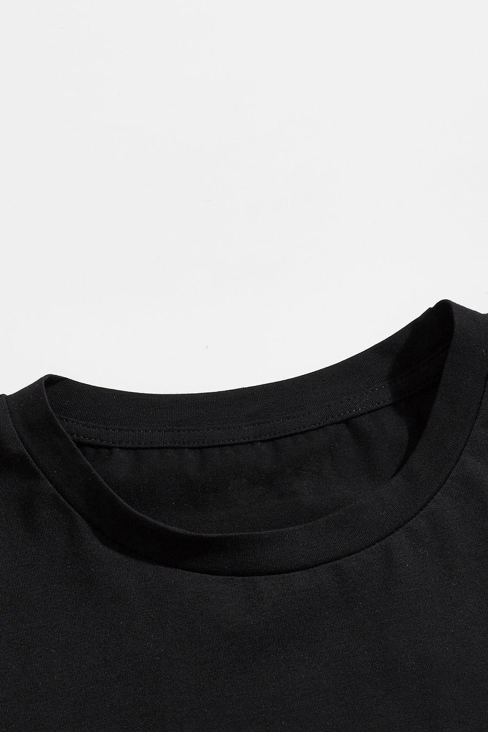DO IT Letter Print O Neck Men's Oversized Tee