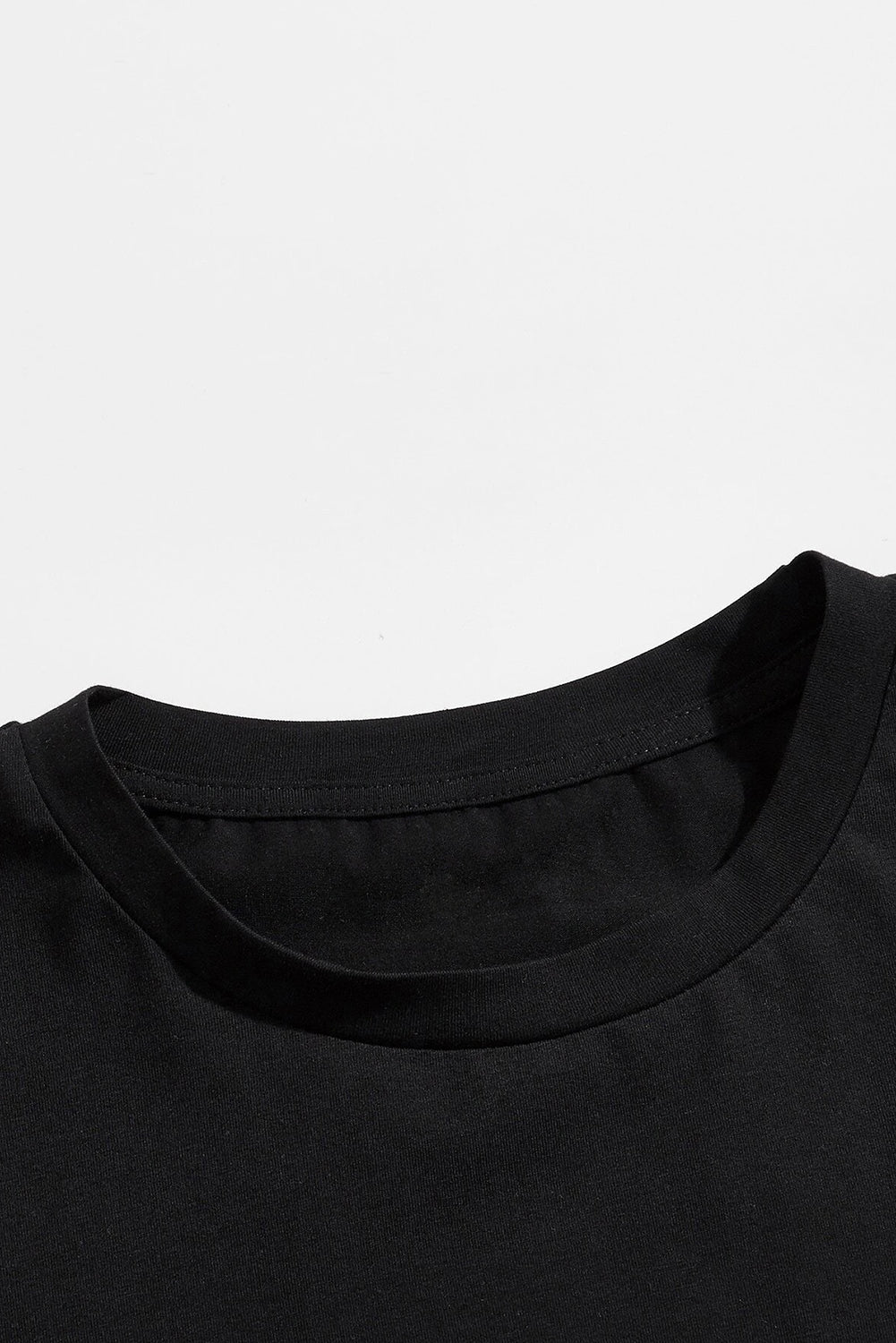 DO IT Letter Print O Neck Men's Oversized Tee