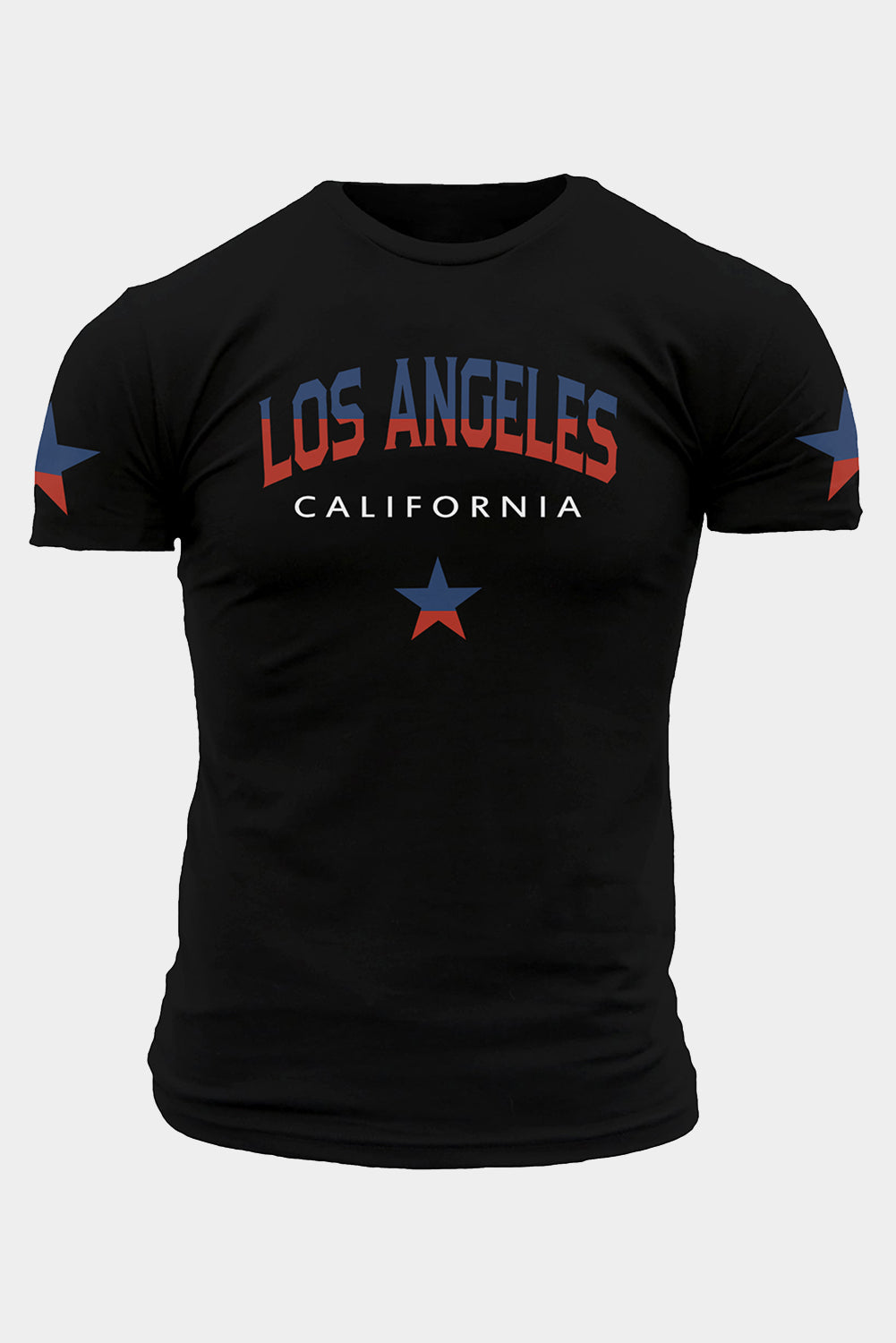 Crew Neck Slogan Letter Print Men's Graphic Tee