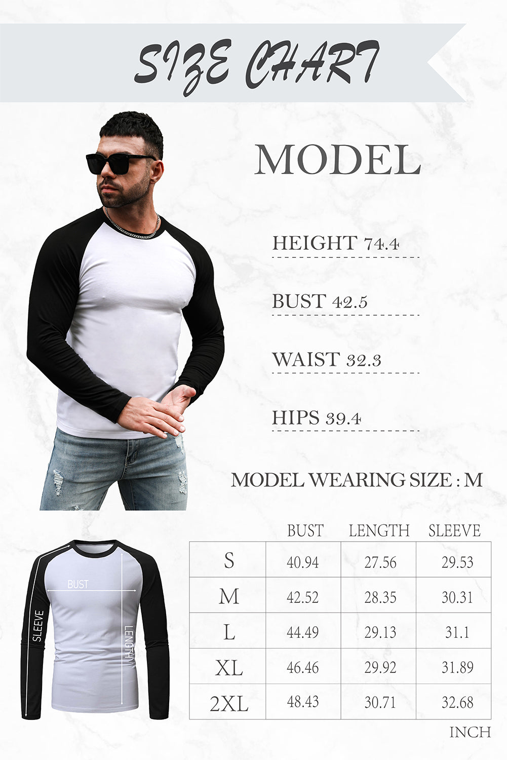 Men's Letter Skull Print Color Block Long Sleeve Top