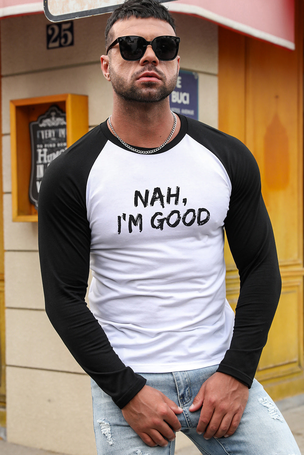My Retirement Plan Guitar Print Color Block Men's Top