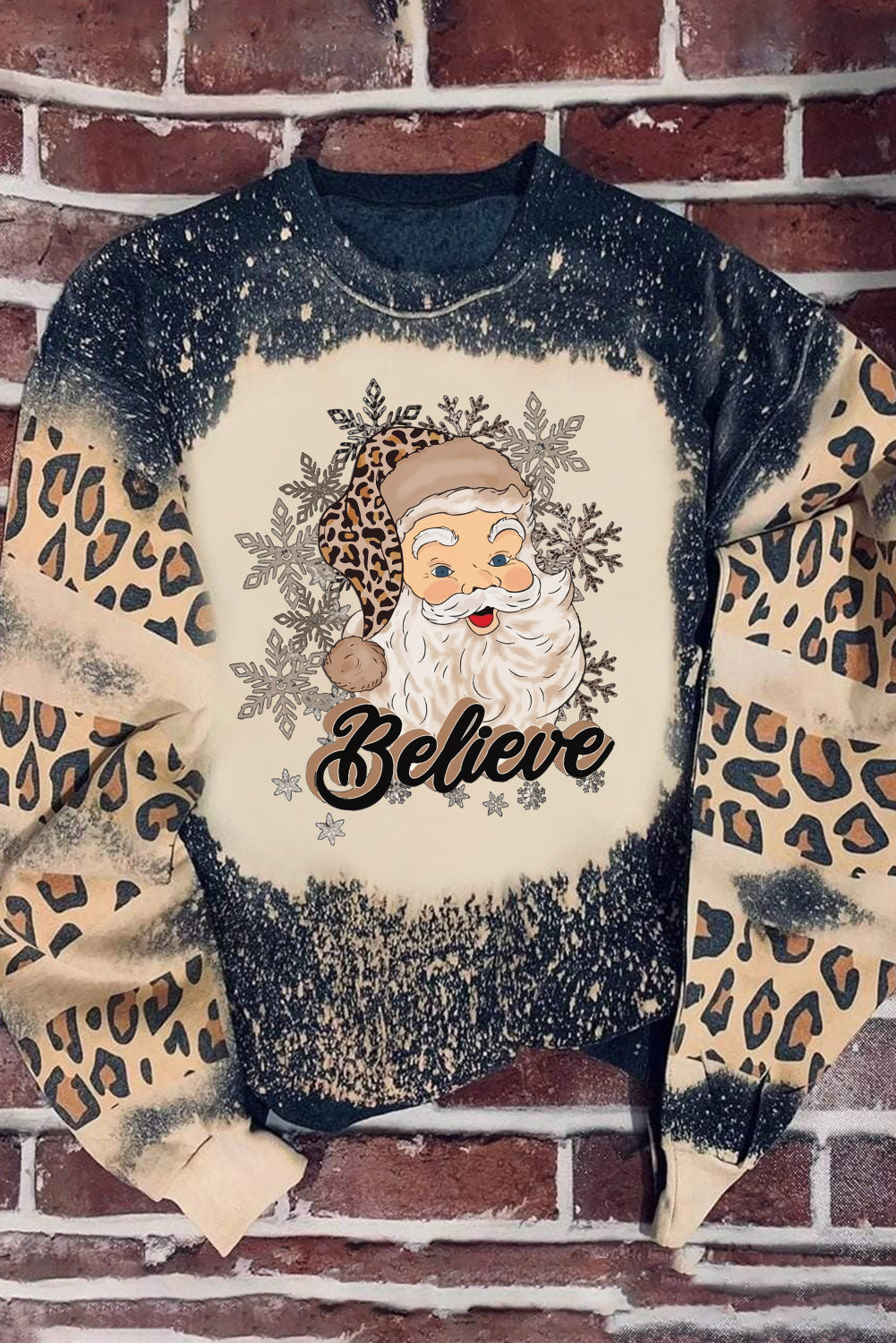 GAME DAY Leopard Rugby Print Graphic Sweatshirt