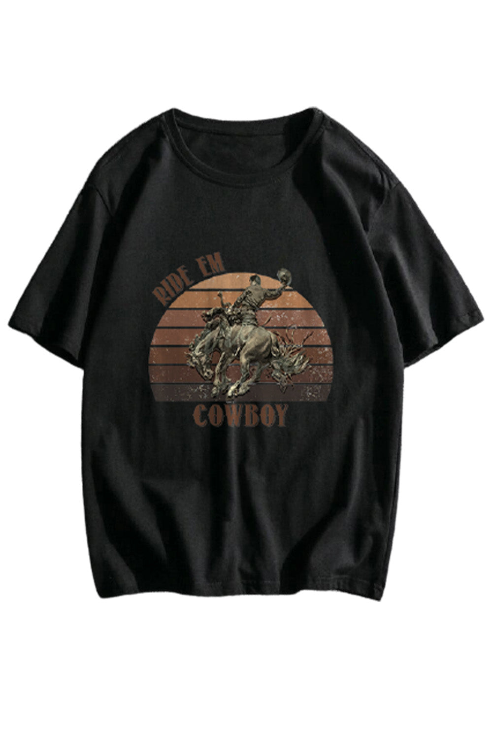 Robotic Bear Print Loose Drop Shoulder Men's T-shirt