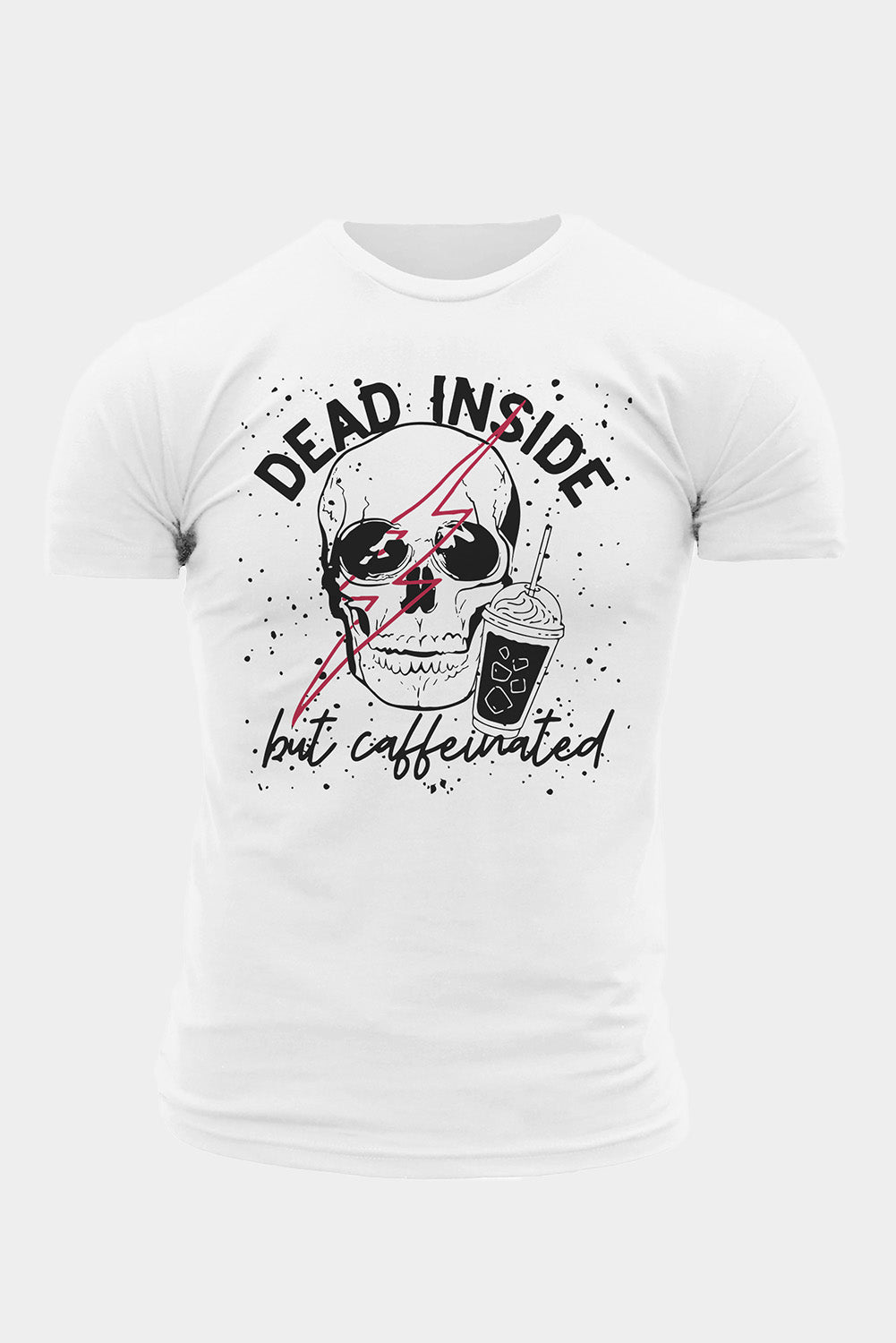 Crew Neck Slogan Letter Print Men's Graphic Tee