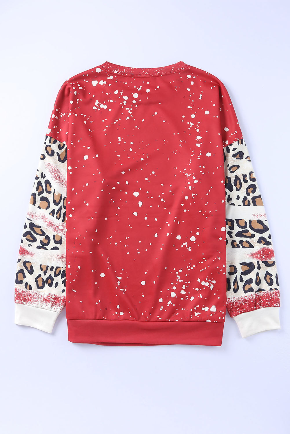 GAME DAY Leopard Rugby Print Graphic Sweatshirt