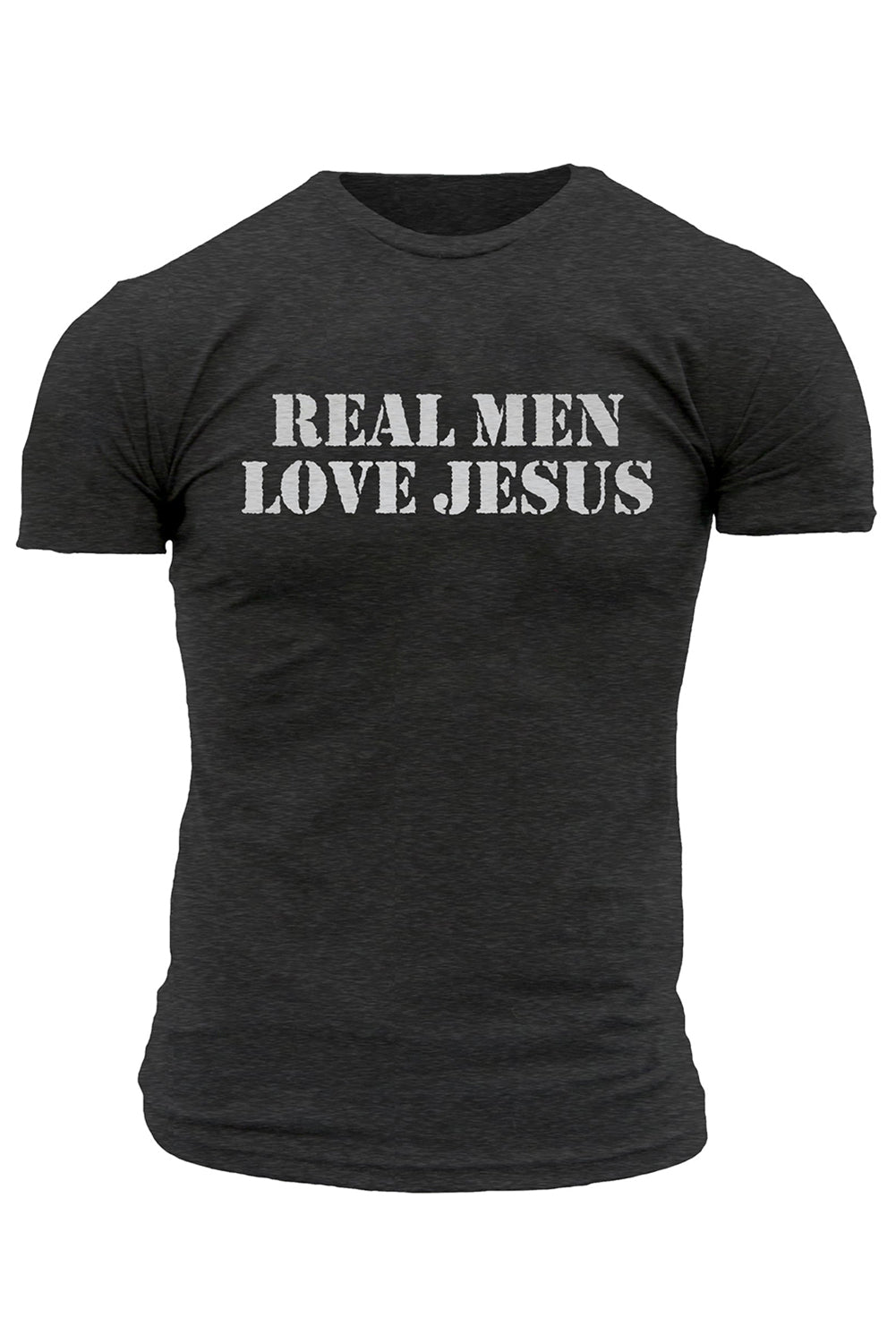 Crew Neck Slogan Letter Print Men's Graphic Tee
