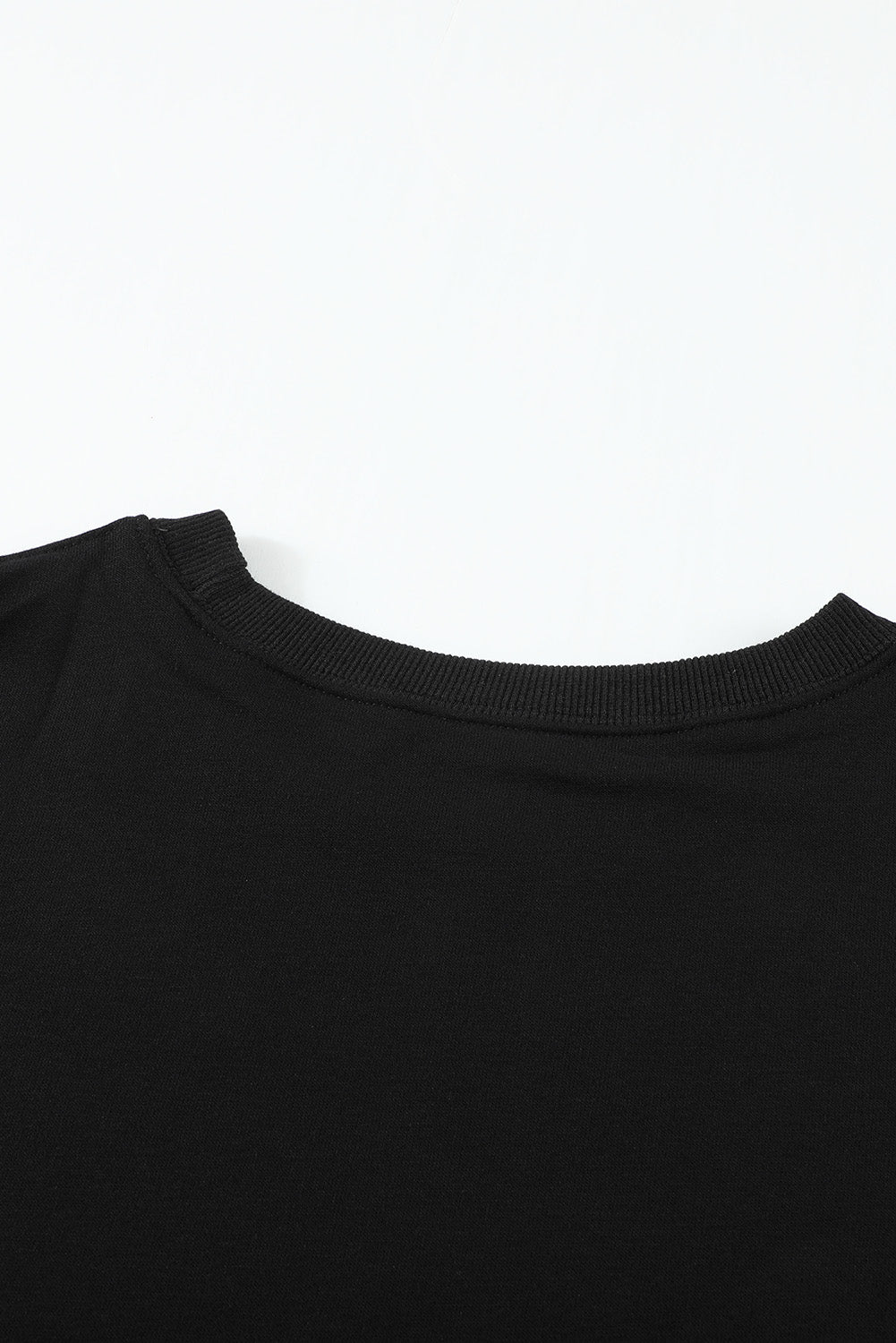 Dark Blue Oversized Solid Drop Shoulder Sweatshirt