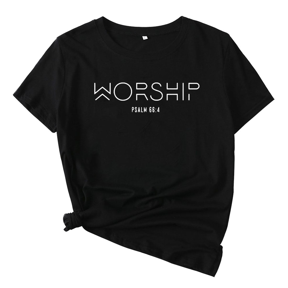Mikialong Worship T Shirt Women Short Sleeve Christian Tshirt Women Tee Printed Cotton Faith Jesus Tee Shirt Femme T-shirts