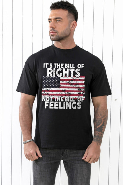 US Flag Its The Bill Of Rights Mens Graphic Tee