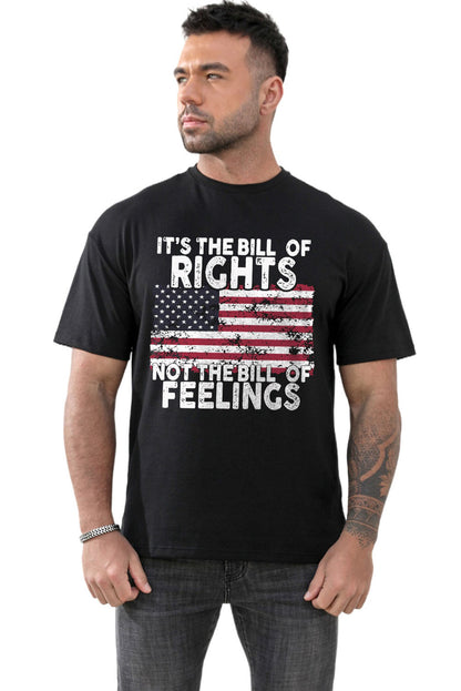 US Flag Its The Bill Of Rights Mens Graphic Tee