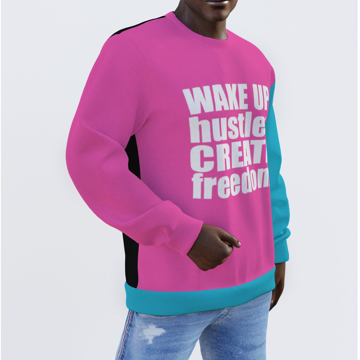 Wake up Hustle and Create Freedom Sweater