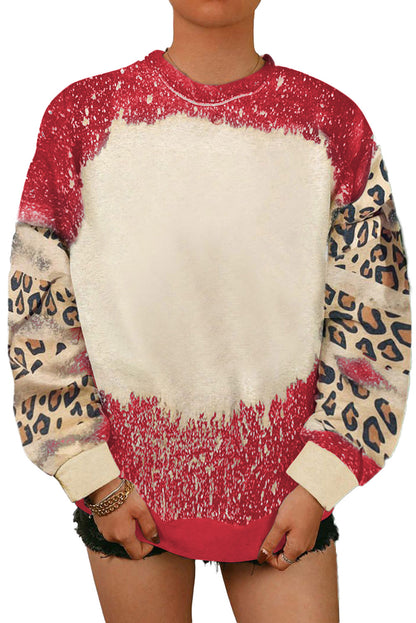GAME DAY Leopard Rugby Print Graphic Sweatshirt