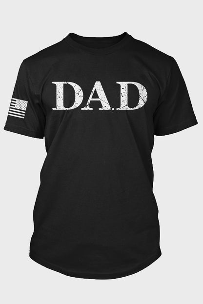 PAPA Letter Print Crewneck Short Sleeve Men's T Shirt